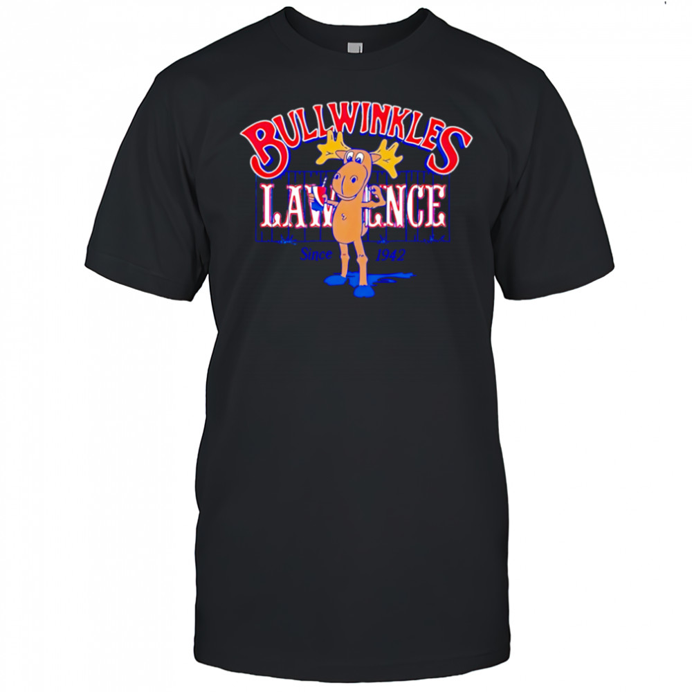 Bullwinkles Lawrence mascot cartoon shirt