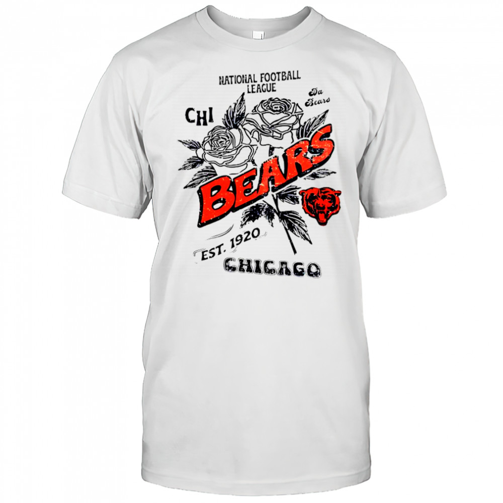 Chicago Bears Rose National Football League Est 1920 T-Shirt