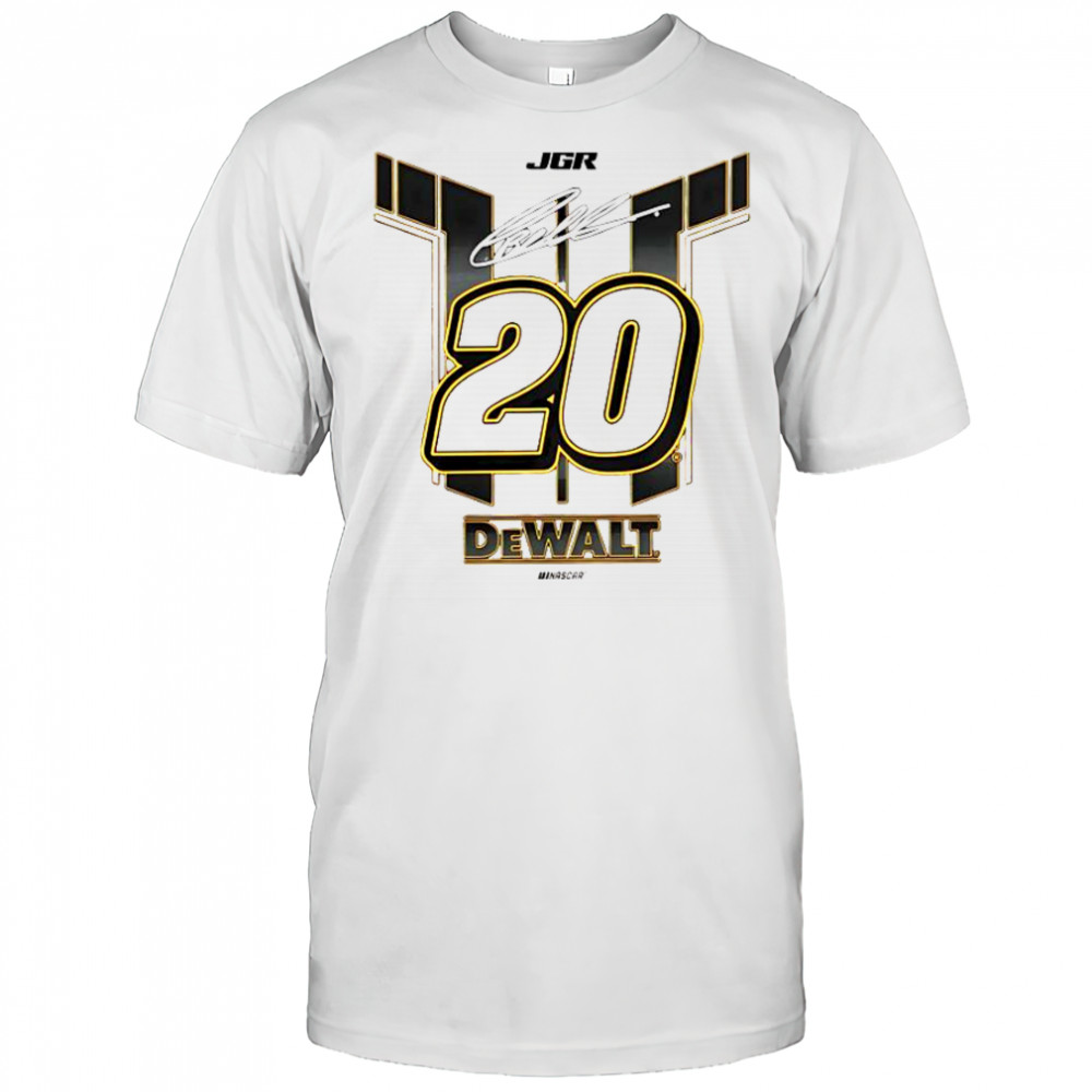 Christopher Bell #20 Dewalt Joe Gibbs Racing Team Signature T-Shirt