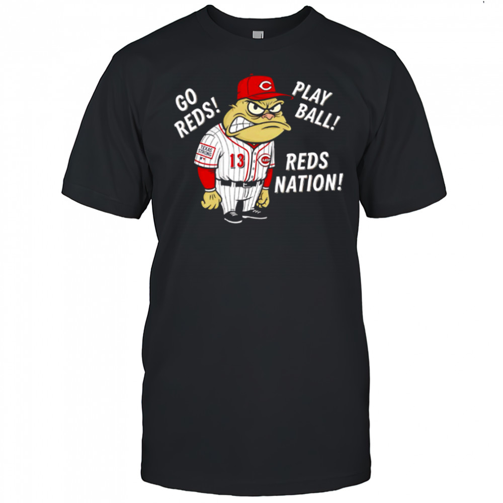 Cincinnati Reds Frog go reds play ball reds nation shirt