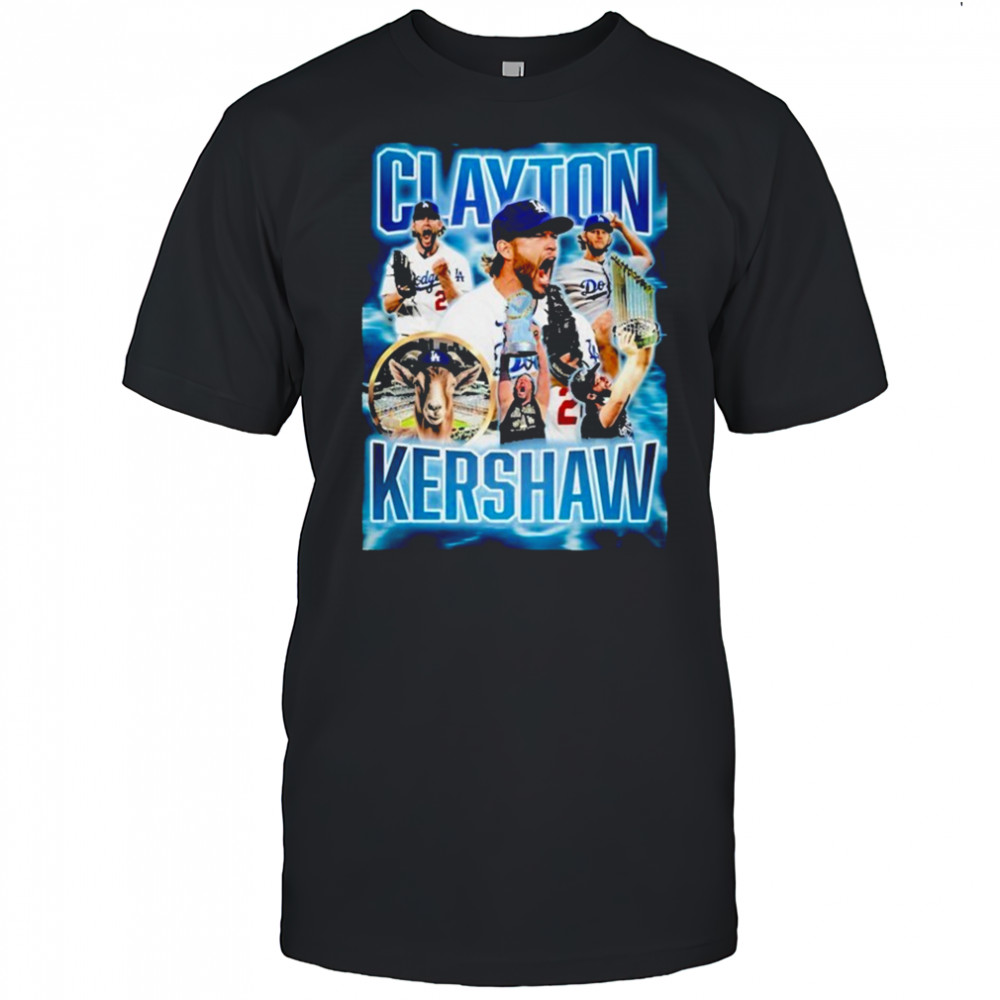 Clayton Kershaw The Goat Blk T-shirt