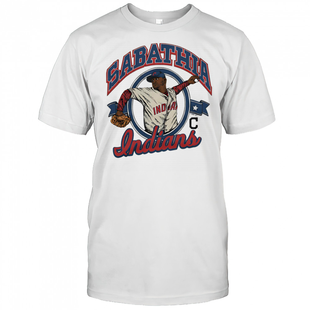 Cleveland Indians CC Sabathia cartoon shirt