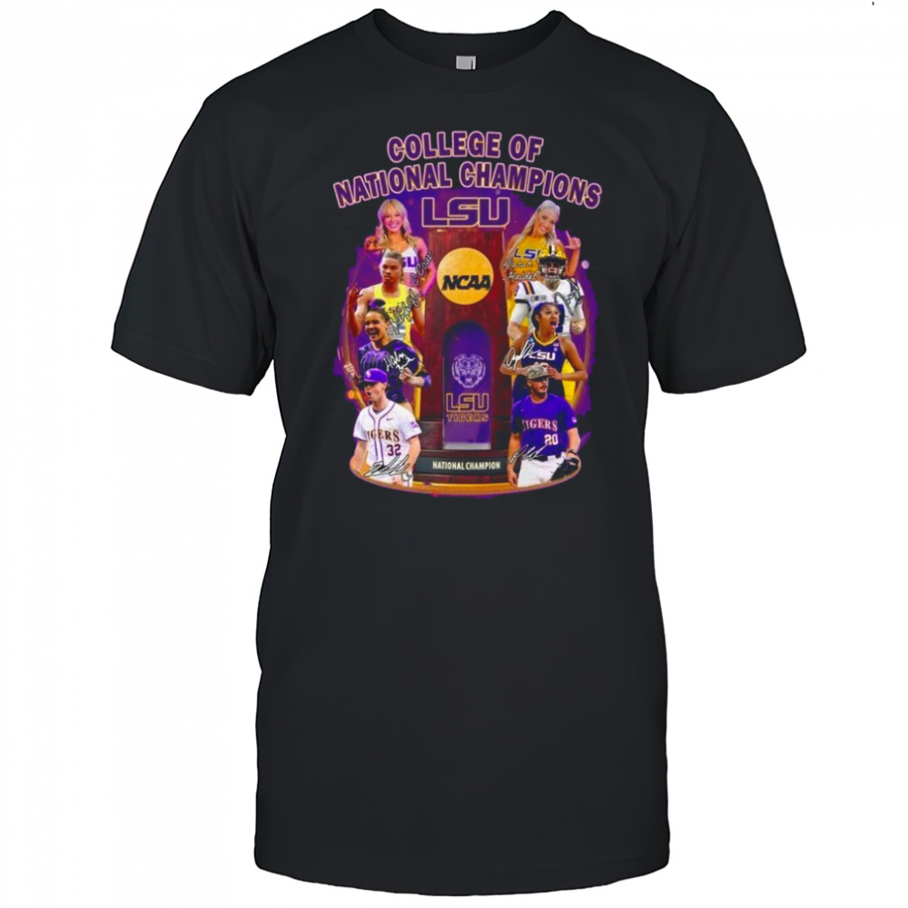 College Of National Champions LSU Tigers T-Shirt