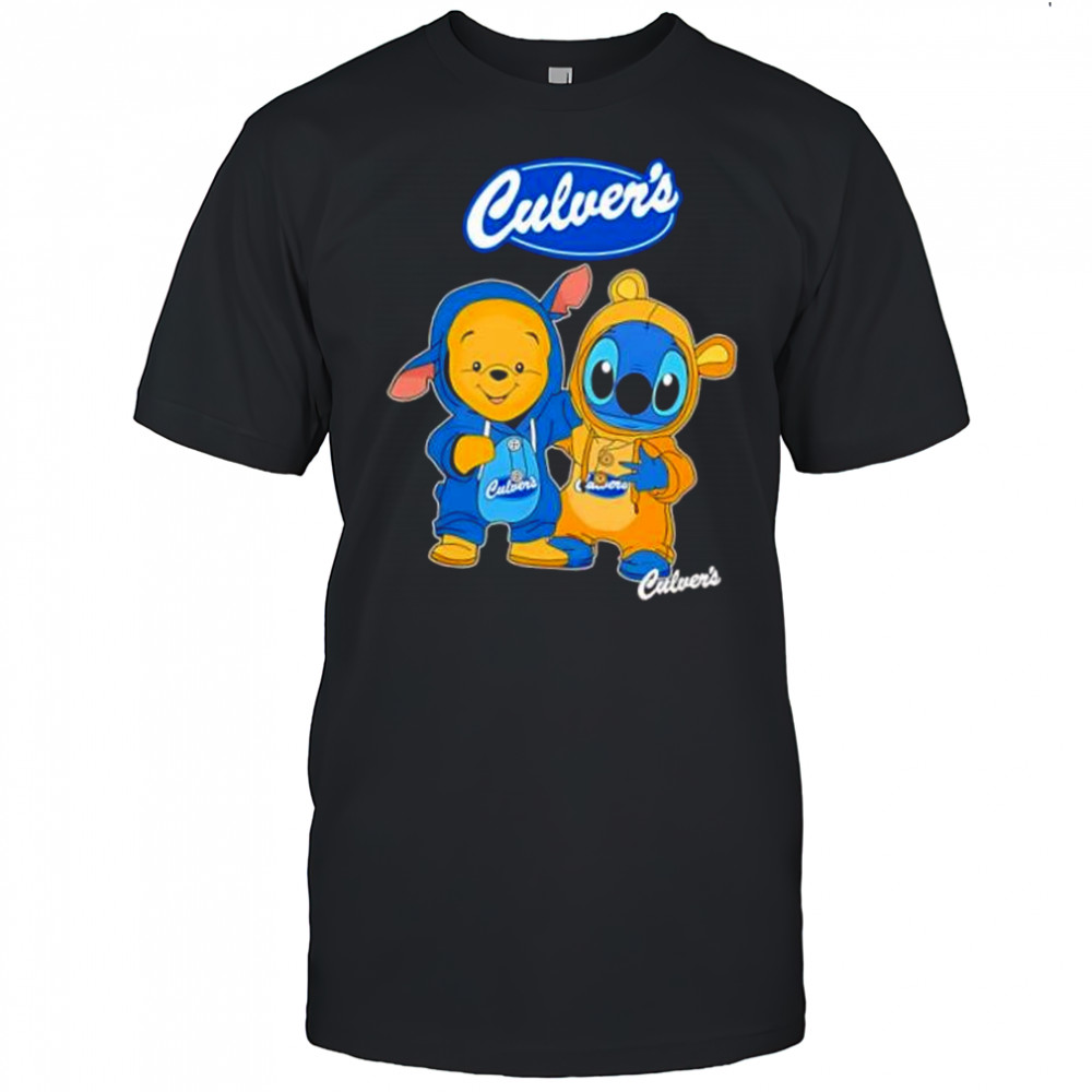 Culver’s pooh and stitch friends shirt