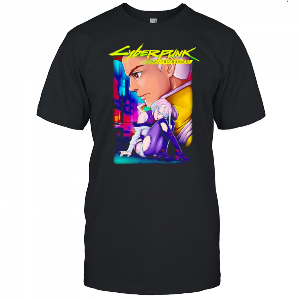 Cyberpunk Edgerunners David Martinez and Lucyna Kushinada graphic shirt