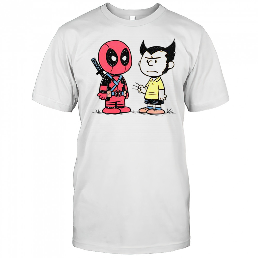 Deadpool And Wolverine Angry Boys Peanuts T-Shirt