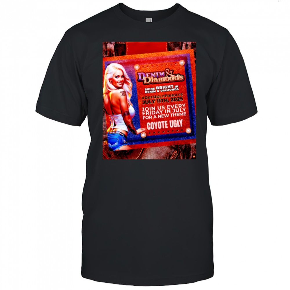 Denim and Diamonds coyote ugly shirt