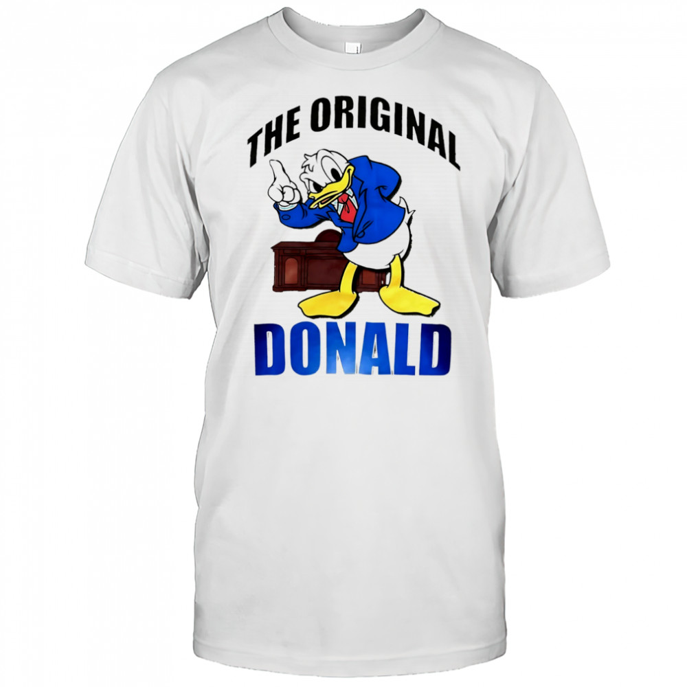 Donald Duck Beige Disney The Original Donald cartoon shirt