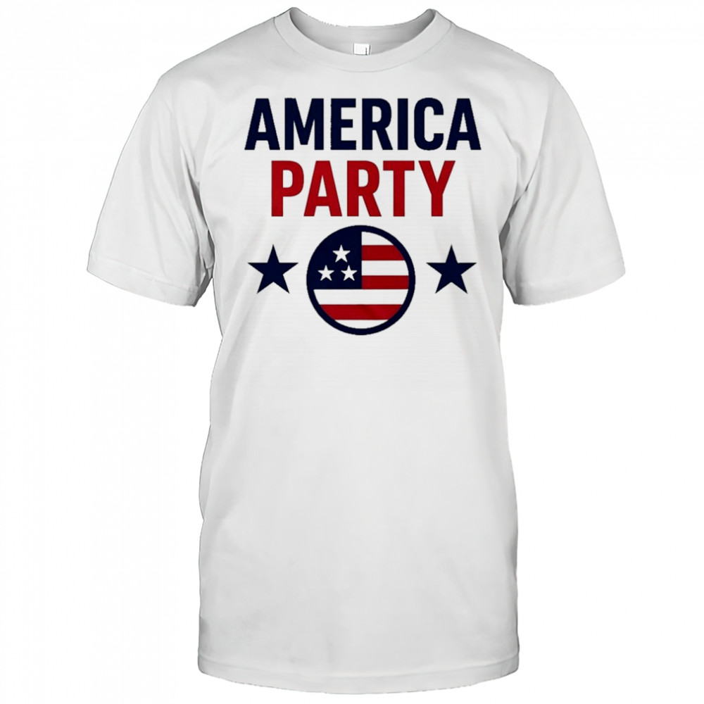 Elon Musk America Party Supporter T-Shirt