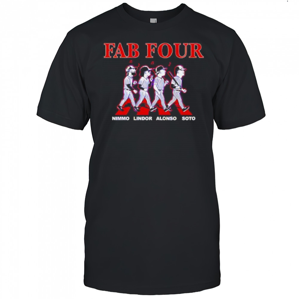 Fab Four Francisco Lindor Juan Soto Pete Alonso and Brandon Nimmo shirt