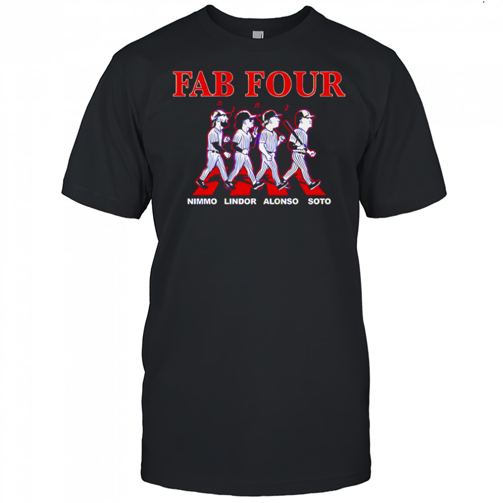 Fab Four Francisco Lindor Juan Soto Pete Alonso and Brandon Nimmo shirt