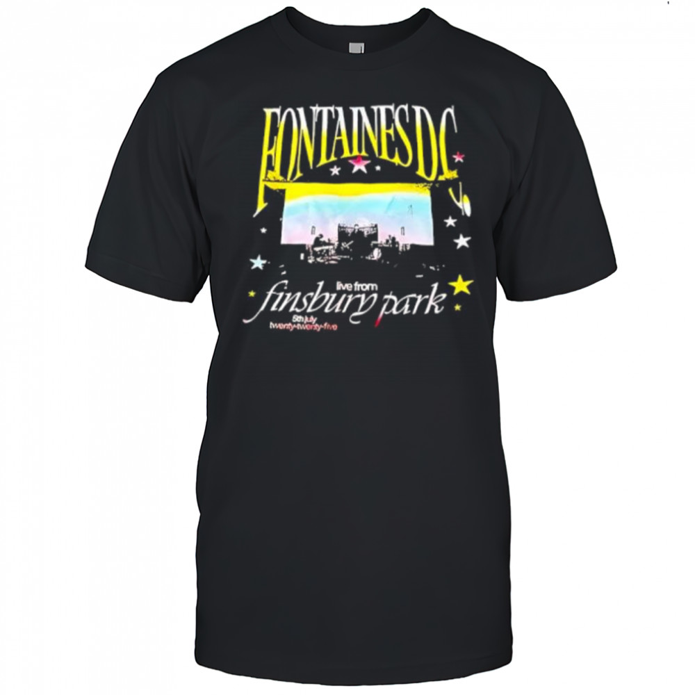 Fontaines DC live from finsbury park shirt
