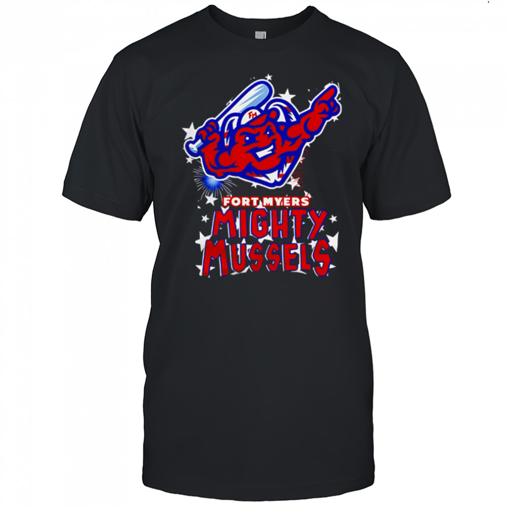 Fort Myers Mighty Mussels x Independence Day 2025 shirt