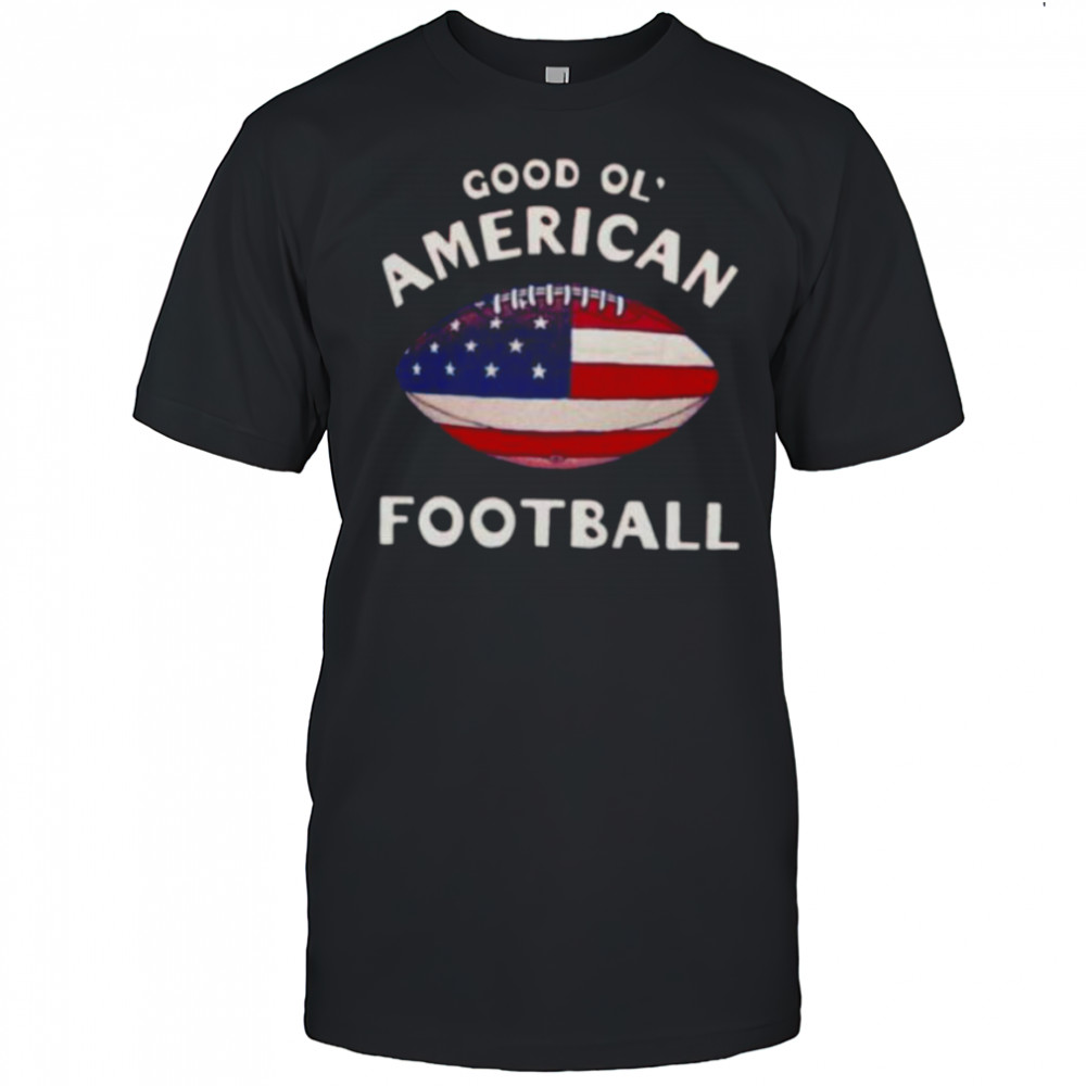 Good Ol’ American football flag shirt