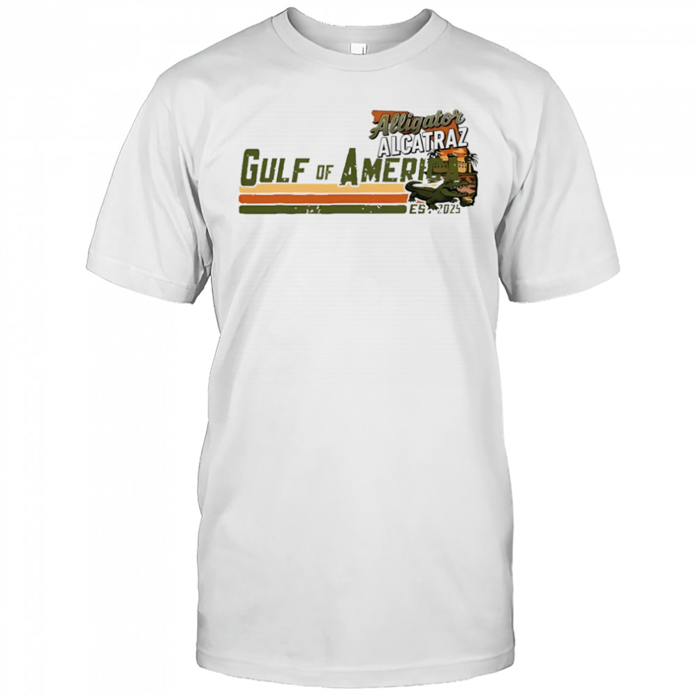 Gulf of America Alligator Alcatraz shirt