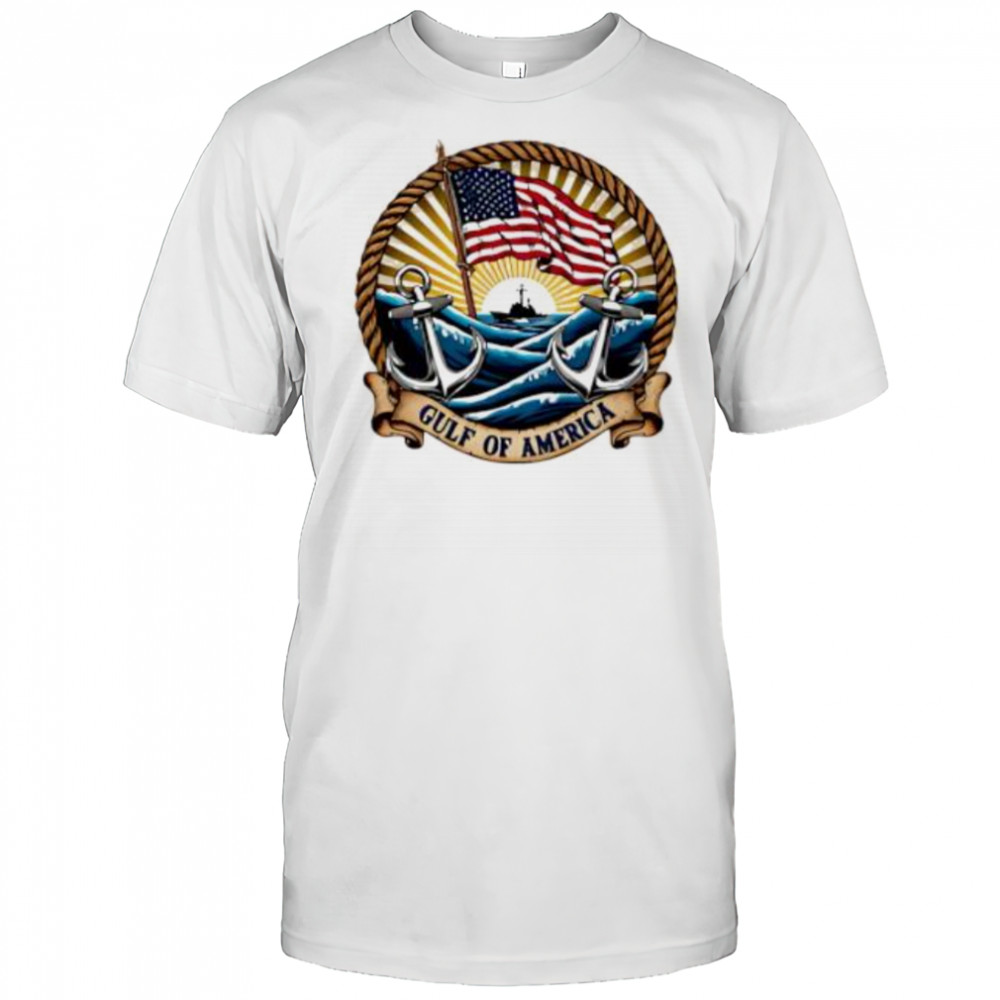 Gulf of America anchor shirt