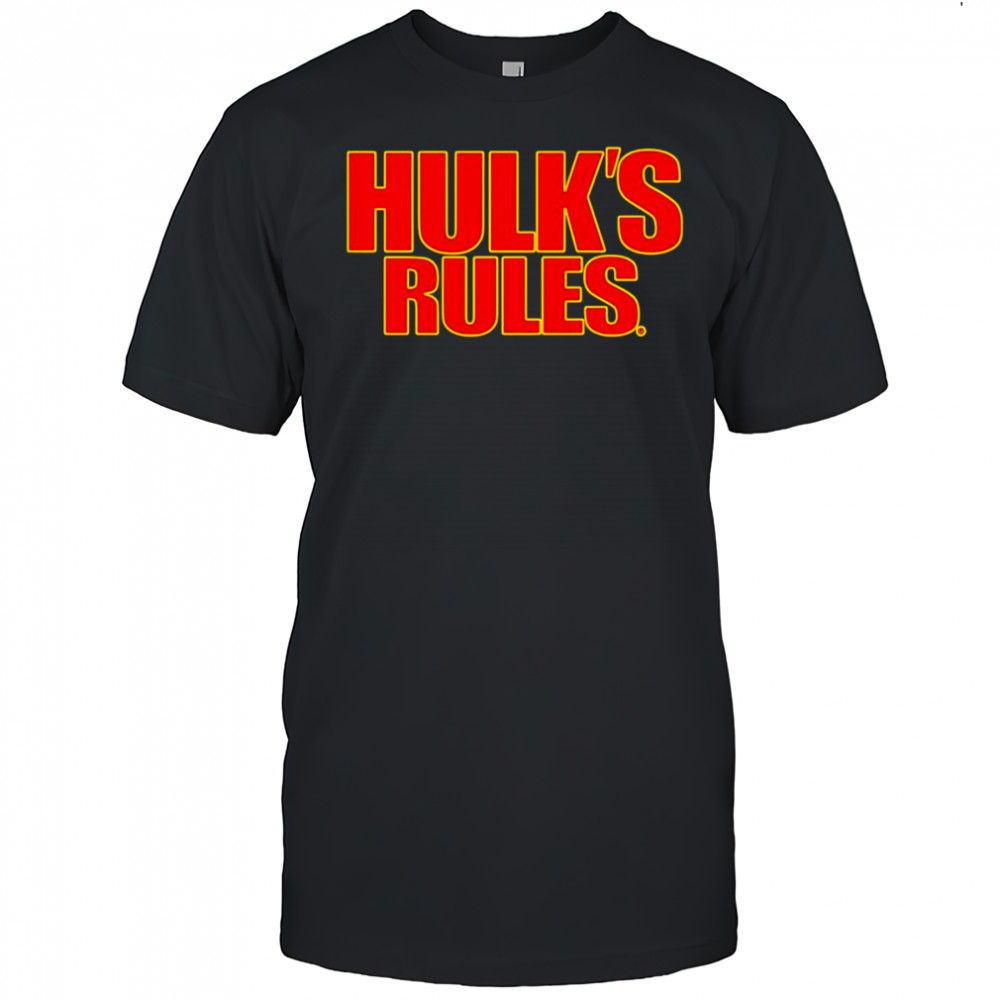 Hulk Hogan Hulk’s Rules shirt