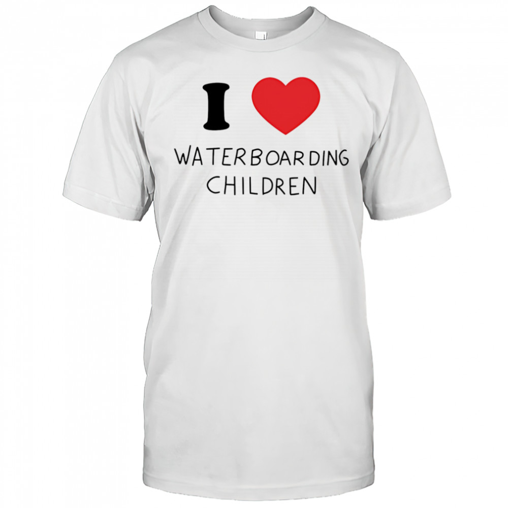 I love waterboarding children shirt