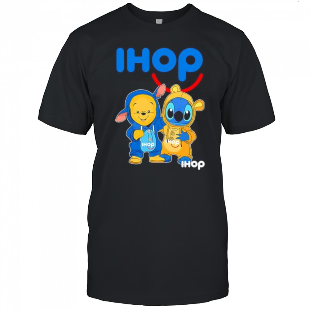 Ihop pooh and stitch friends shirt