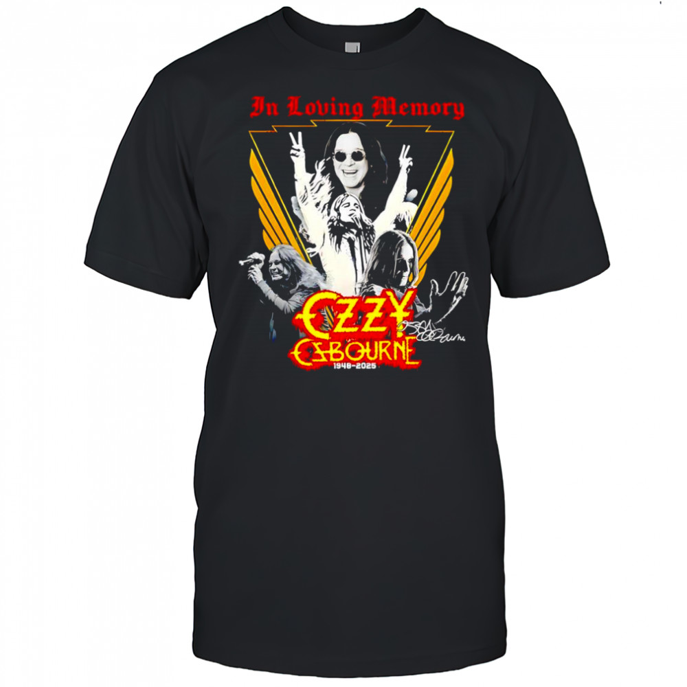 In loving memory Ozzy Osbourne 1948 2025 shirt
