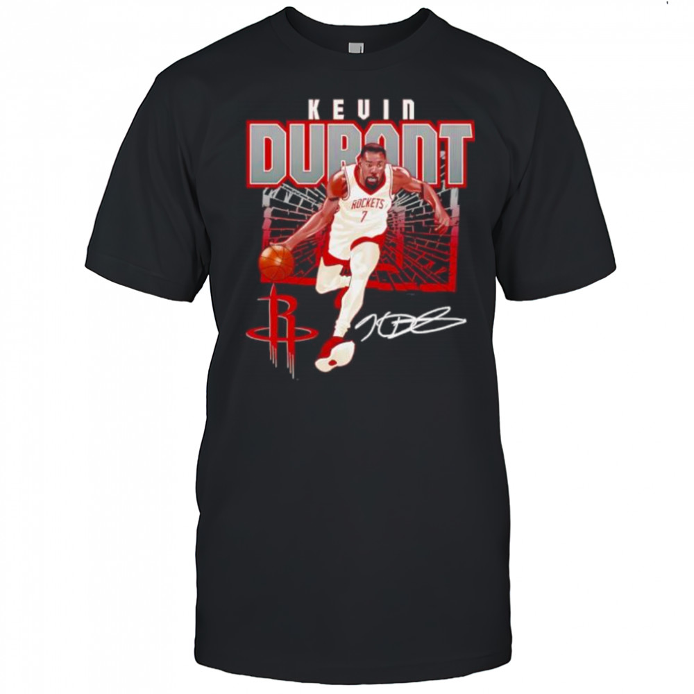 Kevin Durant Houston Rockets Shattered signature shirt