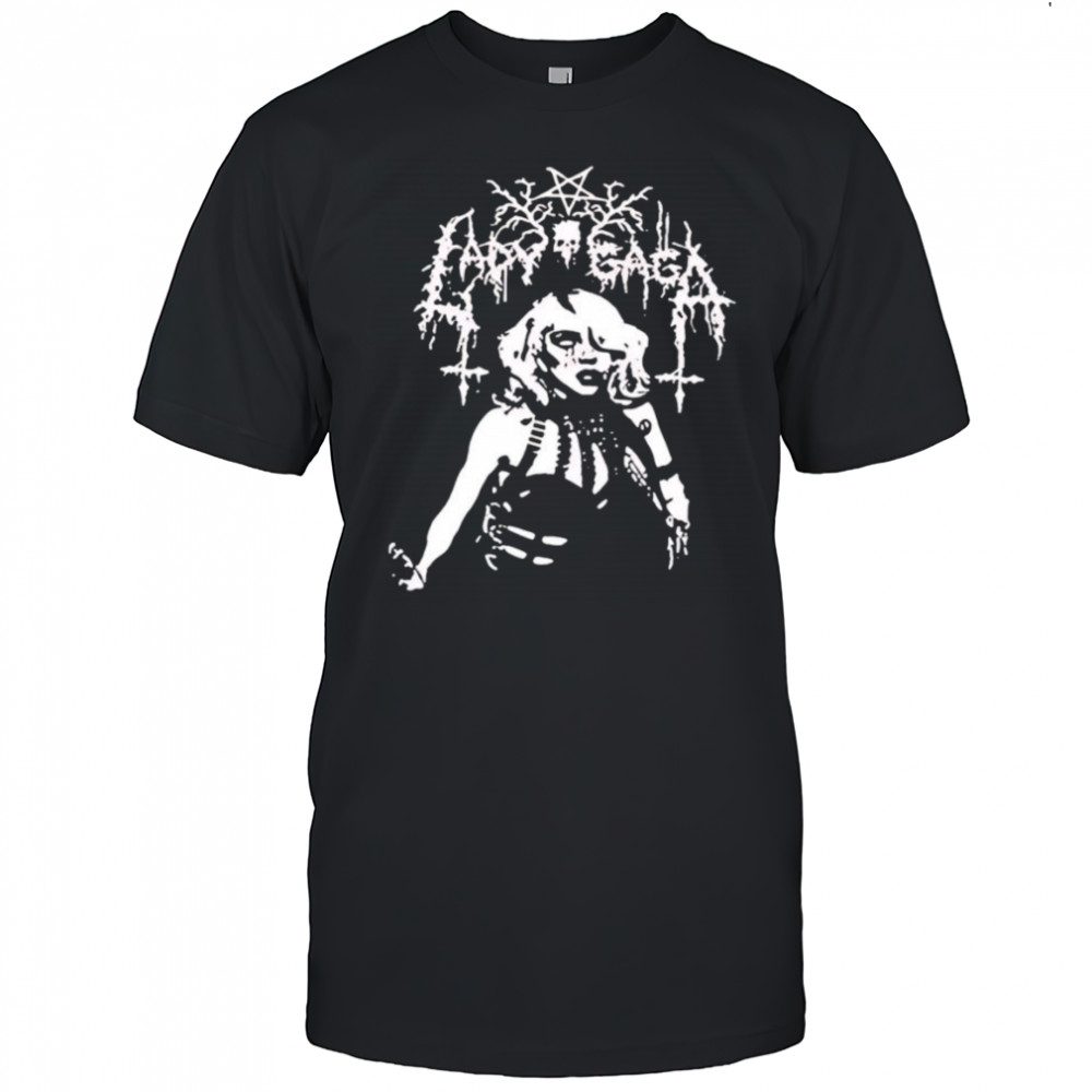 Lady Gaga death metal shirt