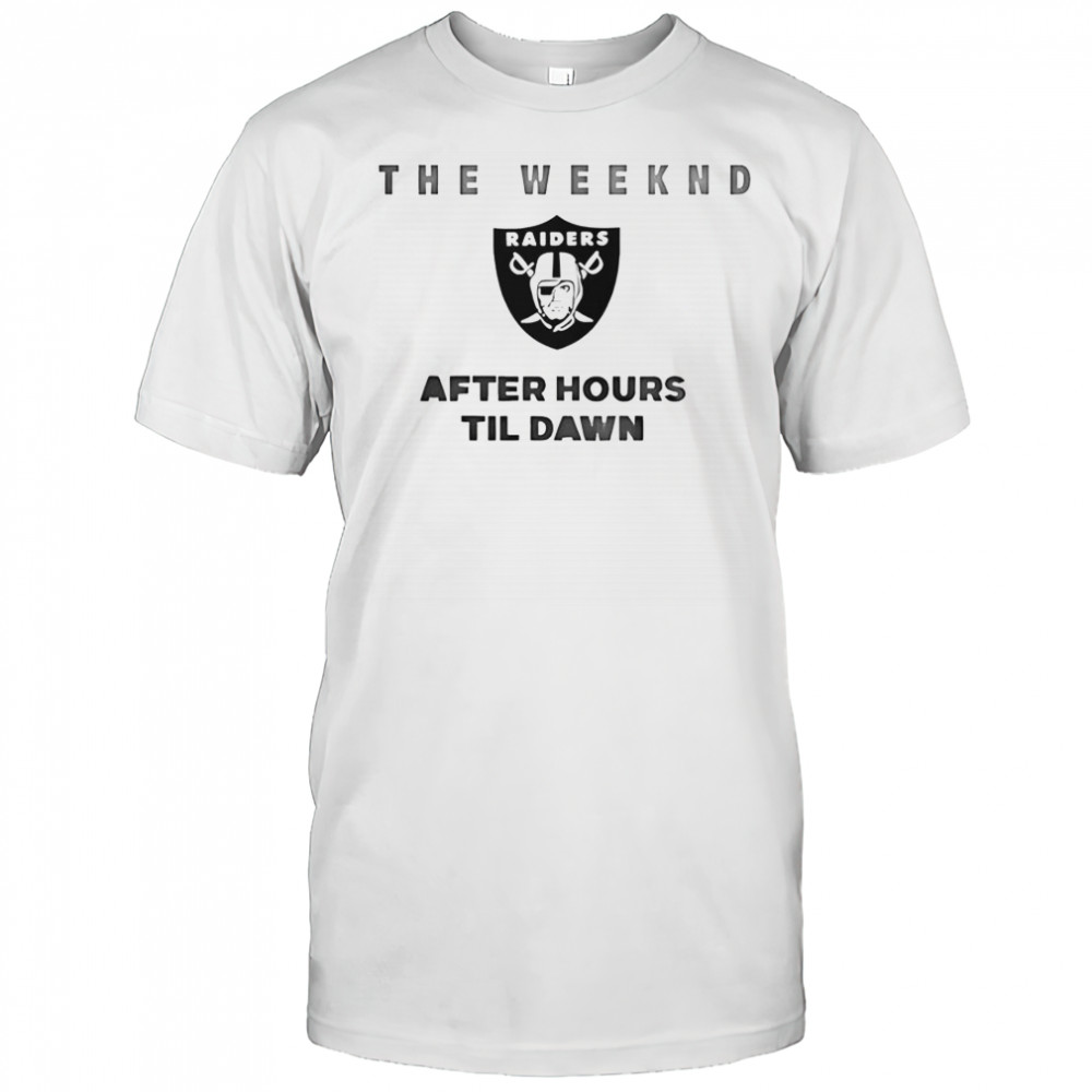 Las Vegas Raiders The Weeknd After Hours Til Dawn 2025 T-Shirt