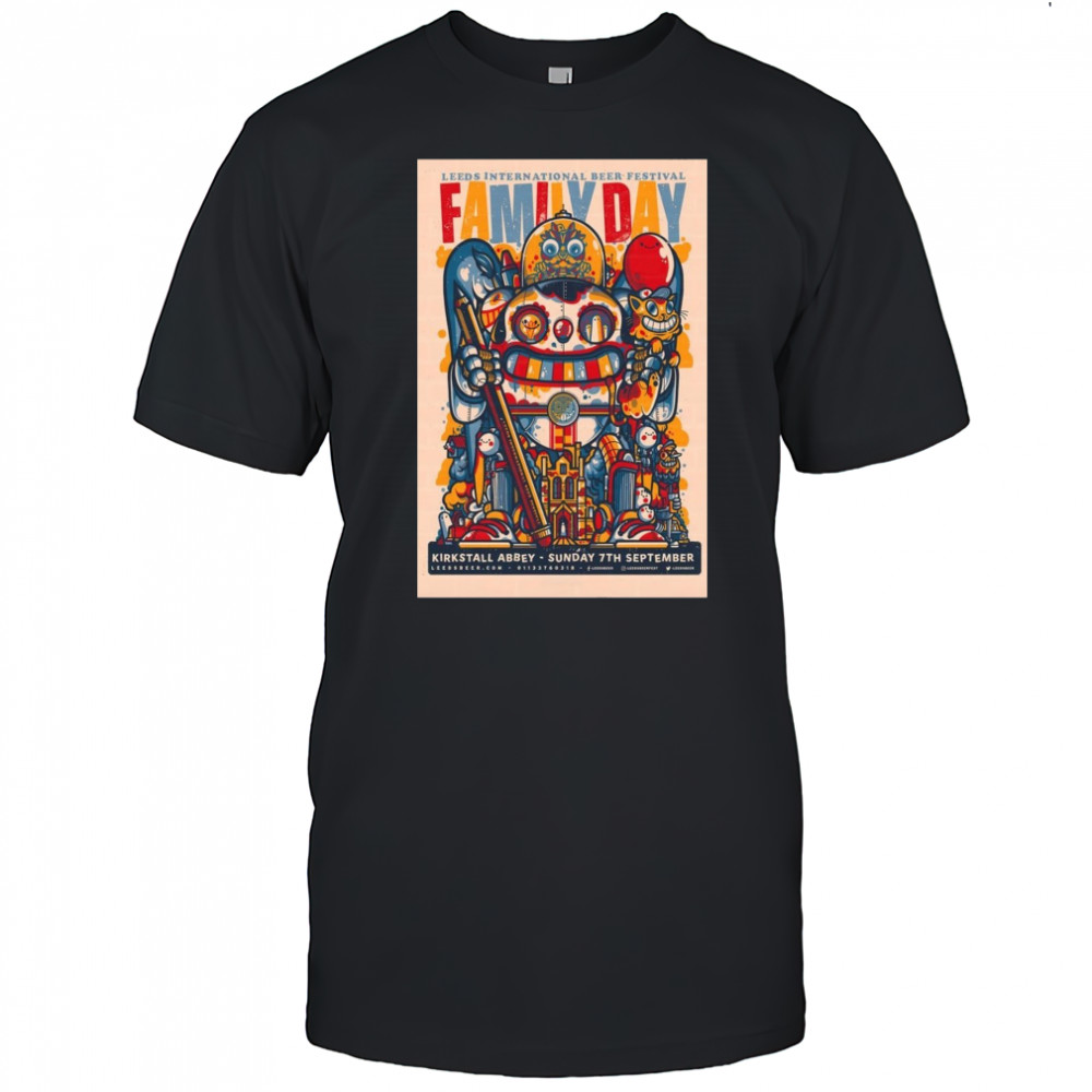 Leeds International Beer Festival Family Day 2025 Poster T-Shirt