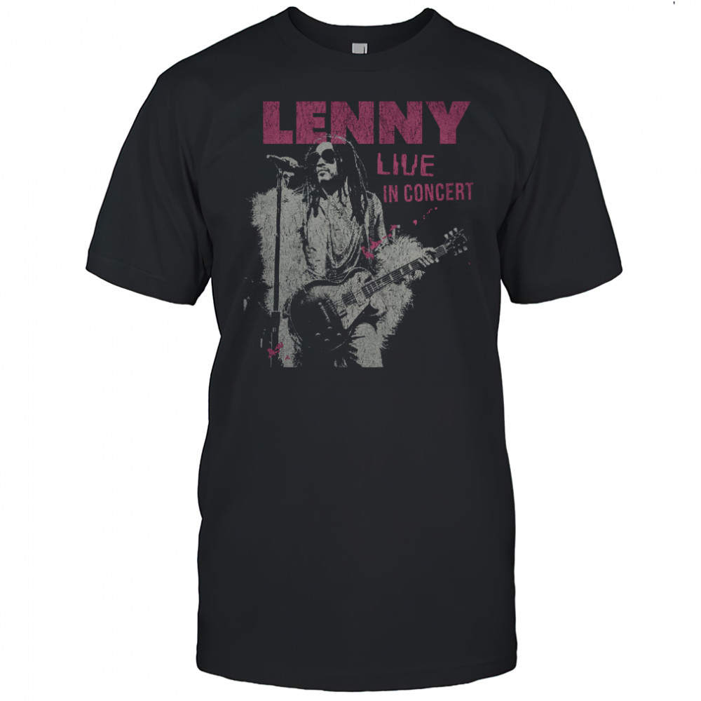 Lenny Kravitz With Guitar Live In Concert T shirt