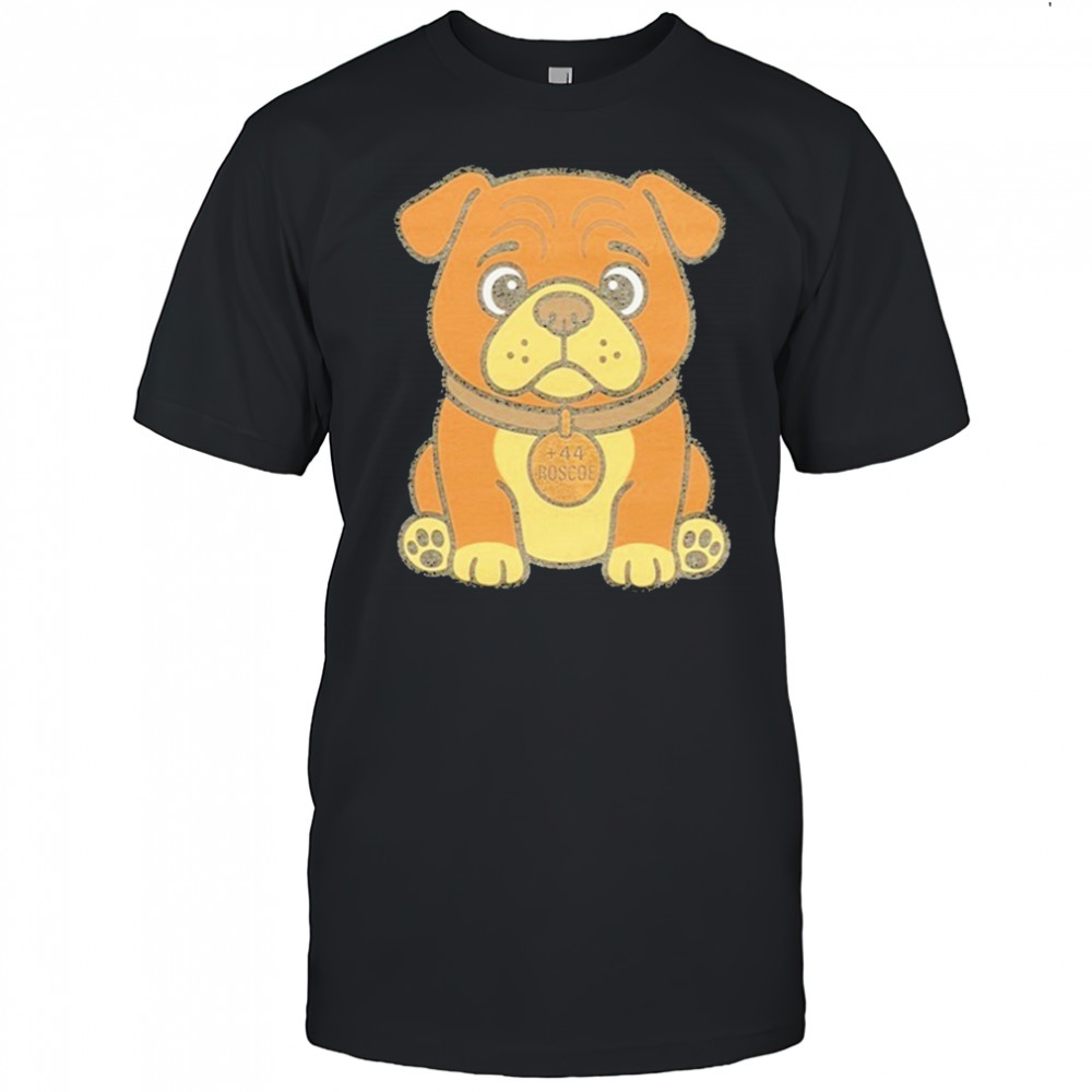 Lewis Hamilton +44 Roscoe Dog T-shirt