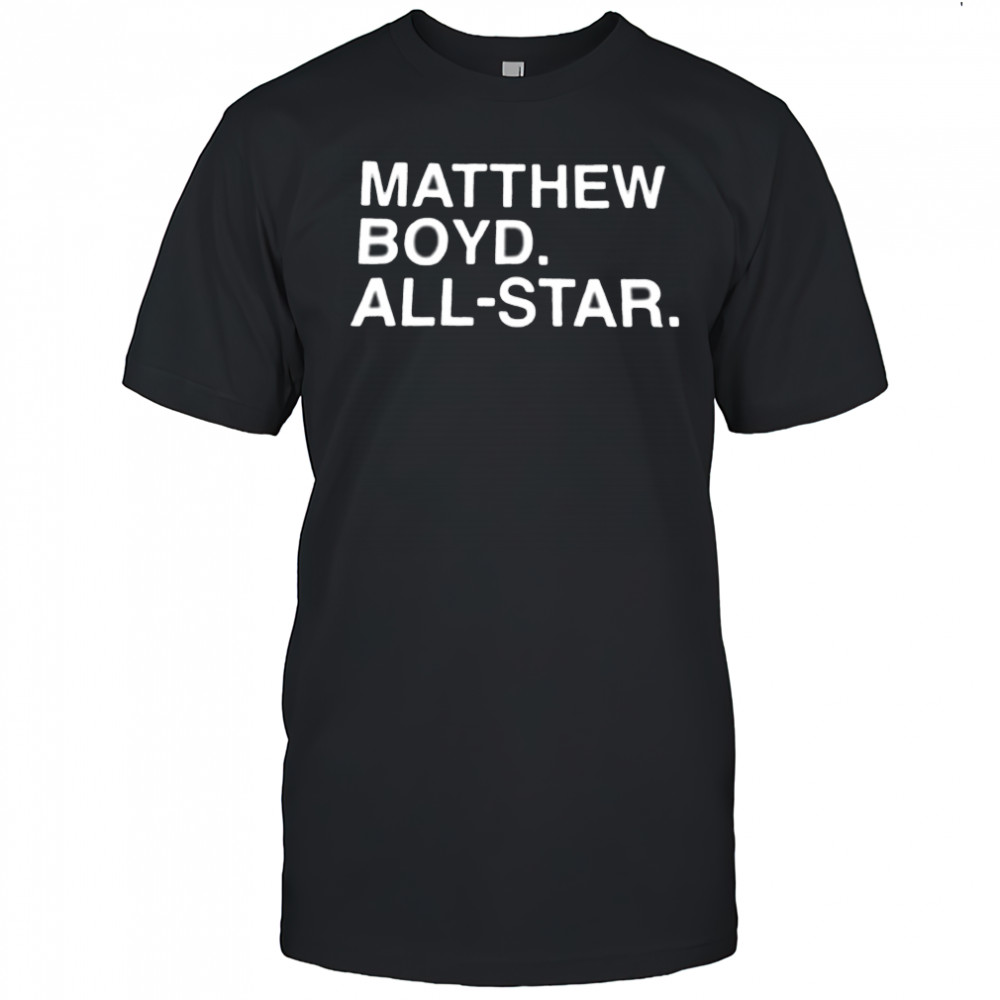 Matthew Boyd All Star shirt