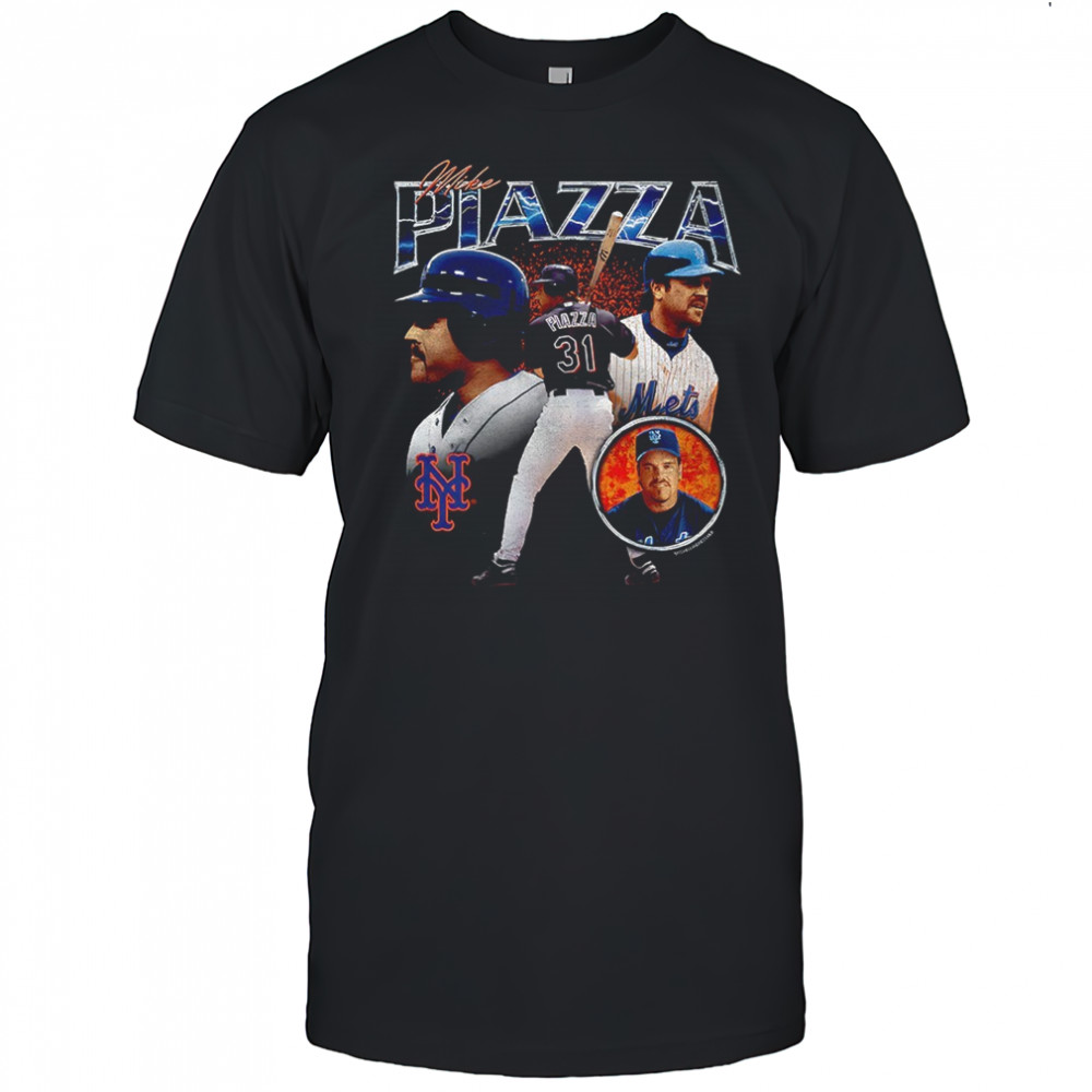 Mike Piazza New York Mets 2000 Subway Series 25th Anniversary Power shirt