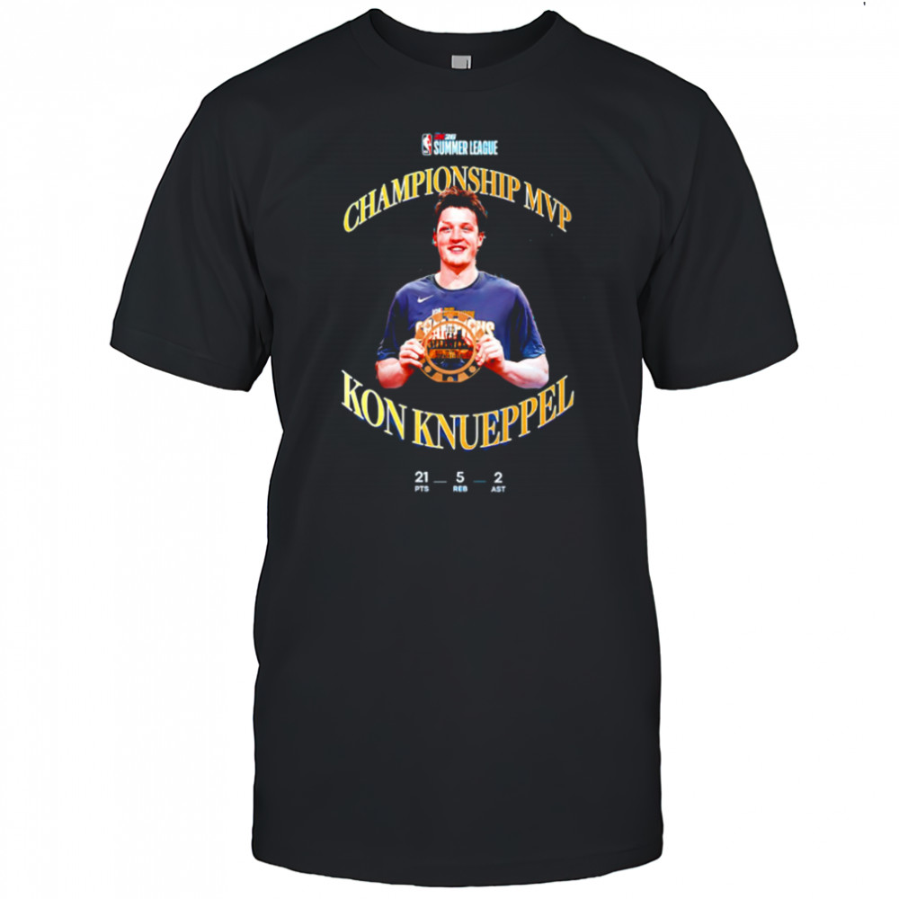 NBA Summer League 2025 Championship MVP Kon Knueppel Charlotte Hornets shirt