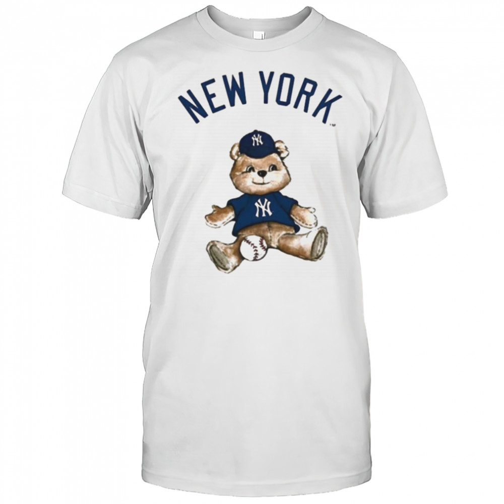 New York Yankees Baseball X Tiny Turnip Teddy Bear T shirt