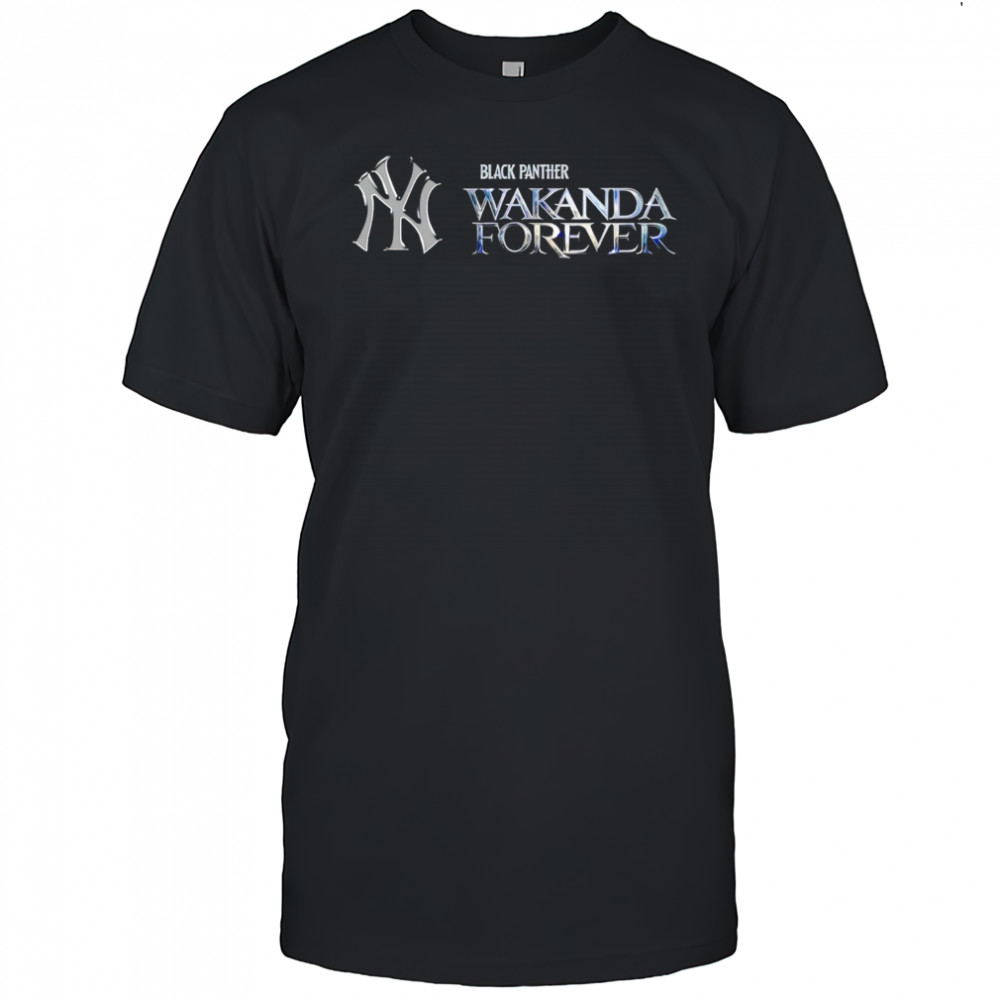 New York Yankees x Black Panther Baseball Wakanda Forever shirt