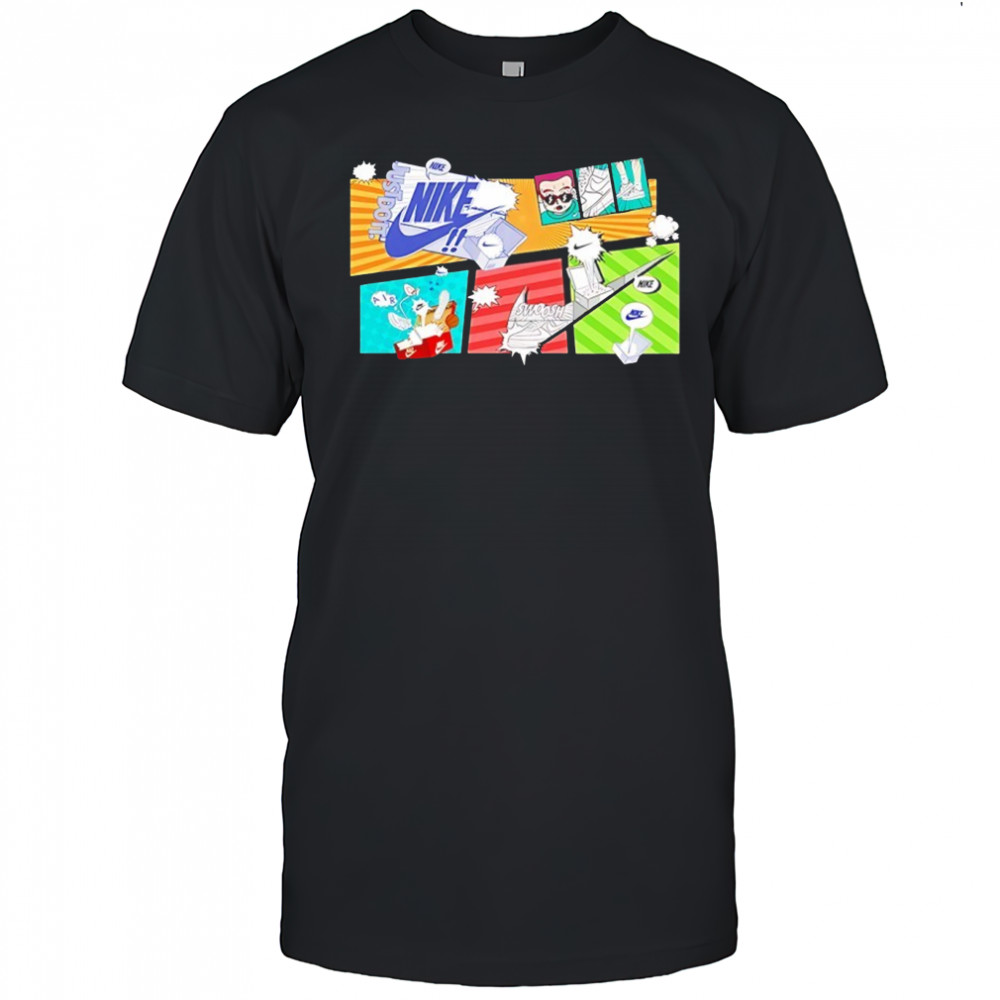 Nike comic shirt