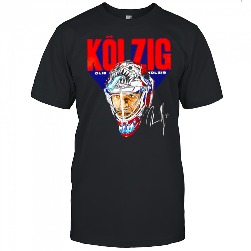 Olie kolzig Washington hockey mask shirt