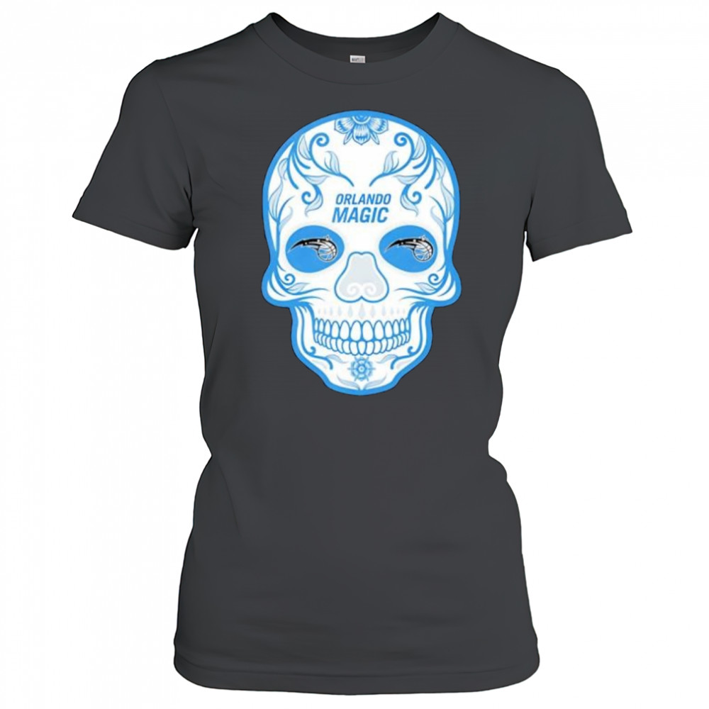 Orlando Magic Skull Printed shirt