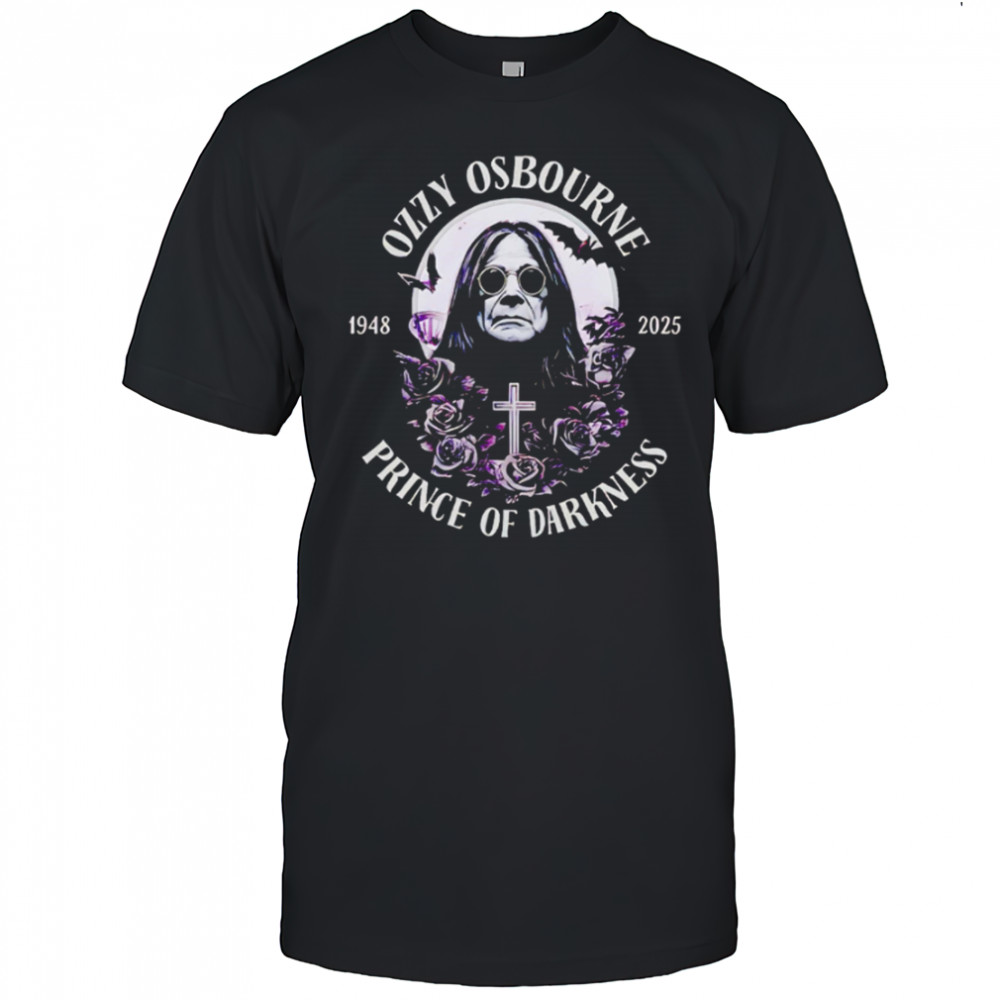 Ozzy osbourne prince of darkness rip shirt