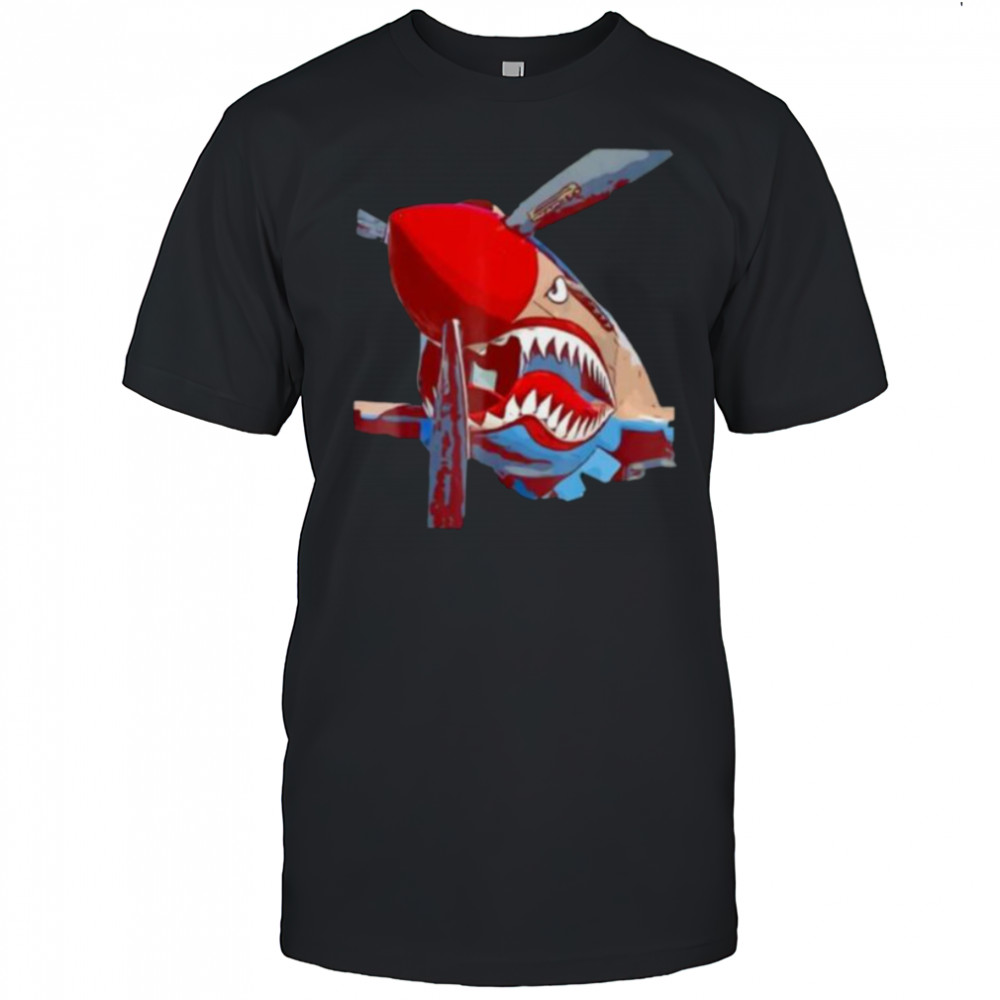 P 40 Warhawk Fighter Aircraft shirt