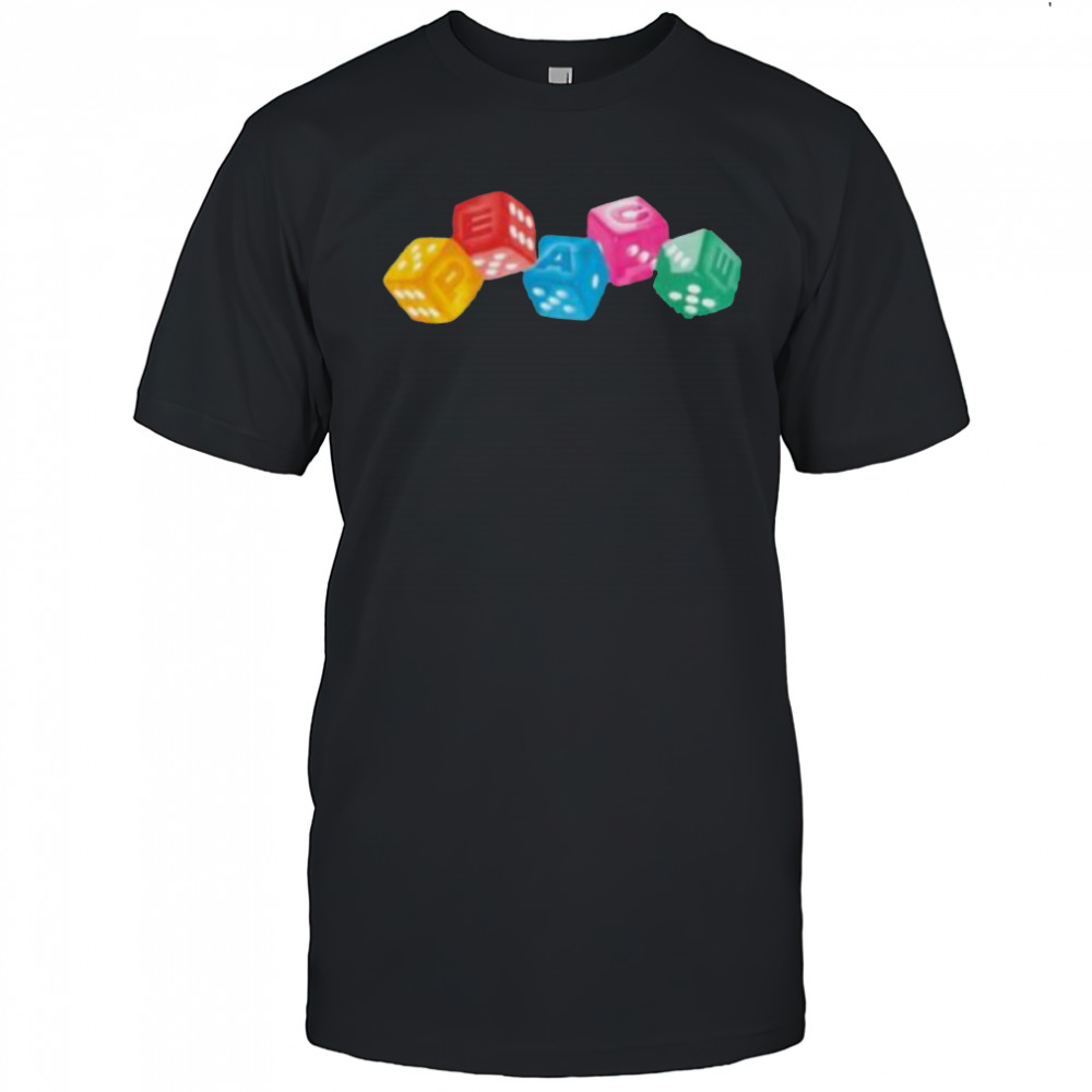 Peace dice shirt