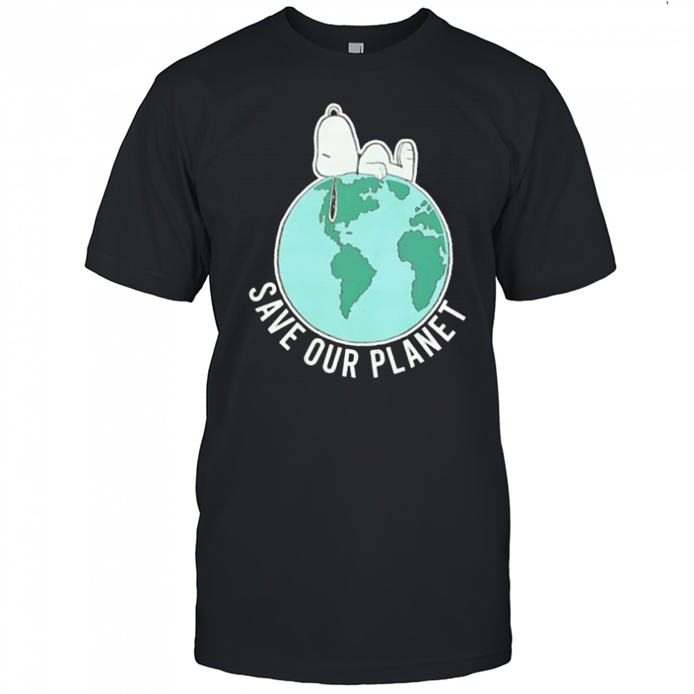 Peanuts Snoopy Save Our Planet shirt