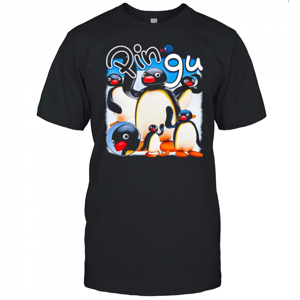 Pingu Pingi cartoon graphic shirt