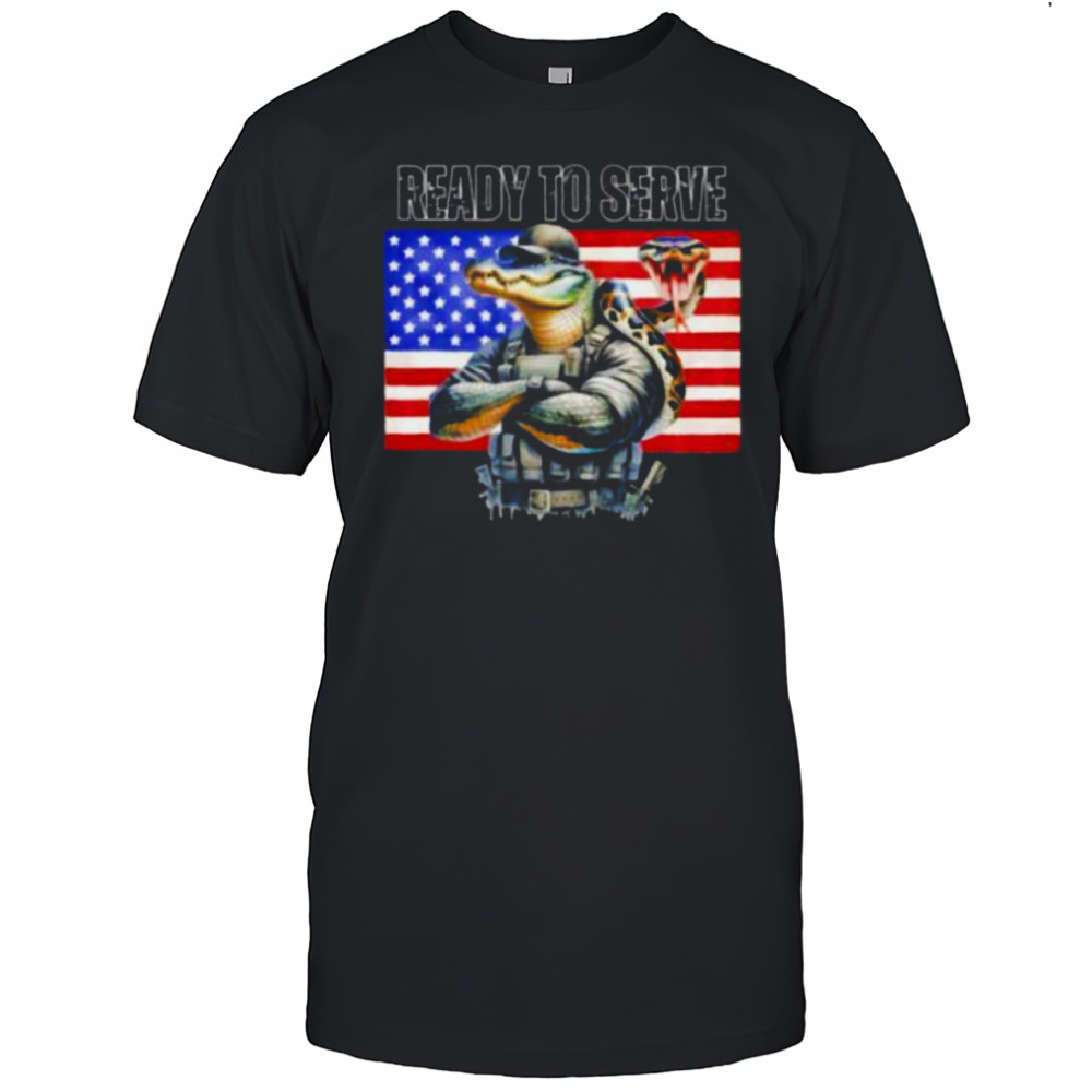 Ready to serve Alligator Alcatraz shirt