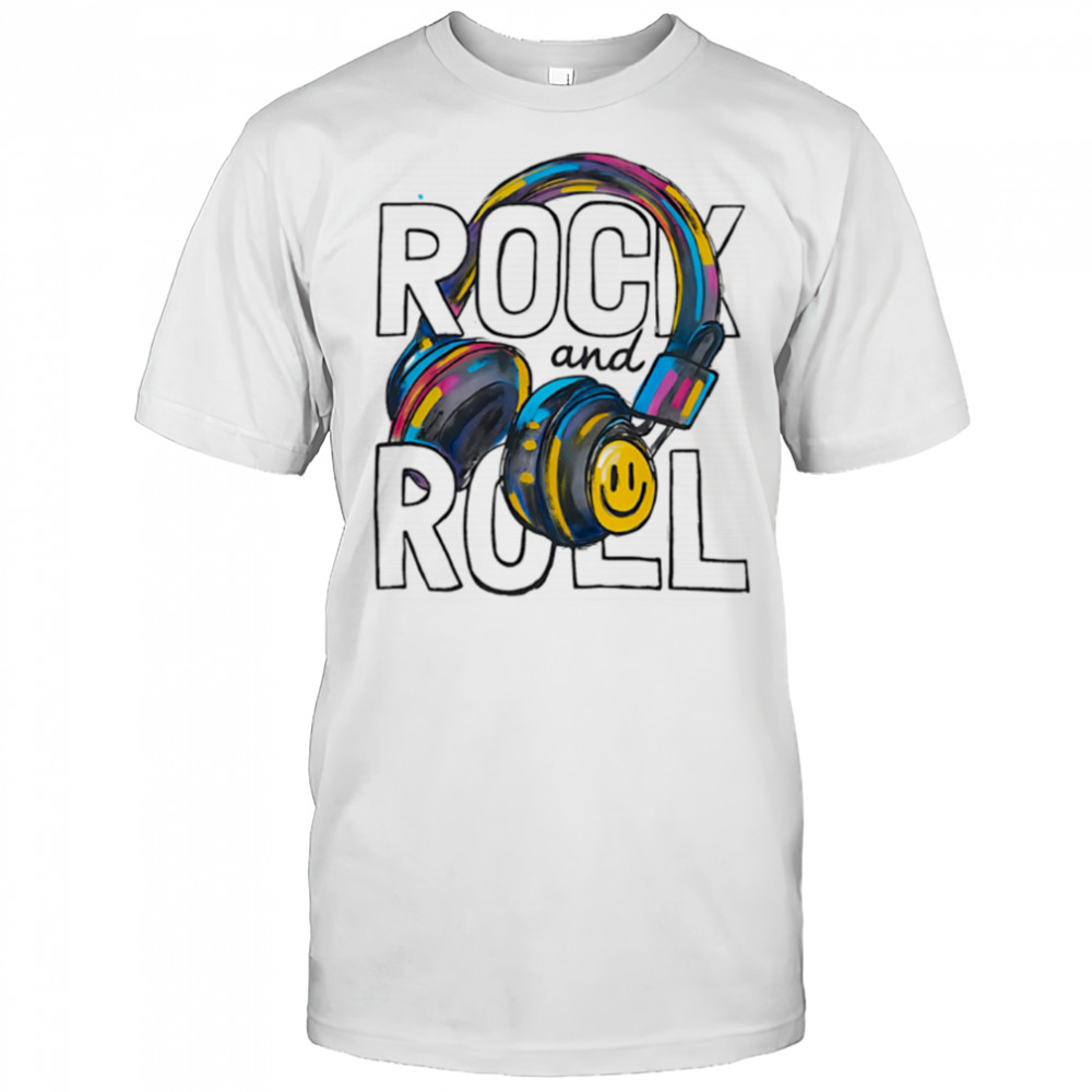 Rock and Roll earphone pride shirt