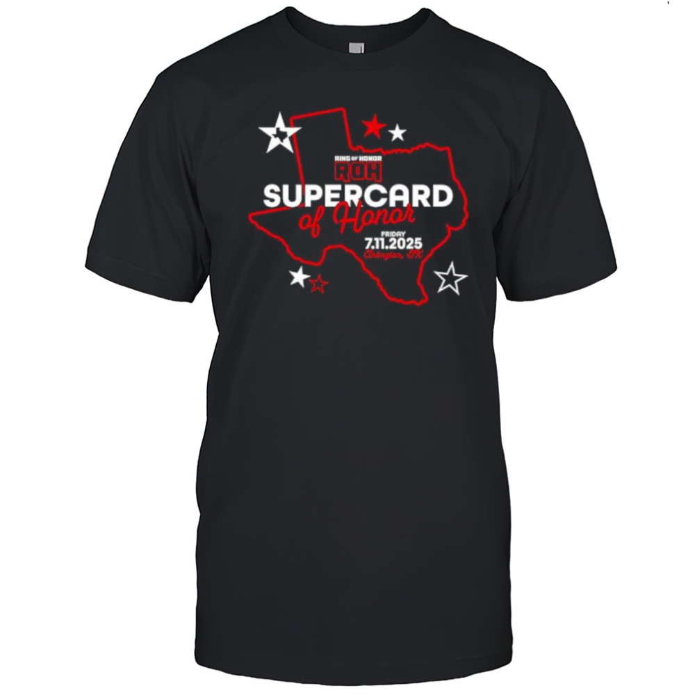 ROH Supercard of Honor 2025 Comfort Colors Soft shirt