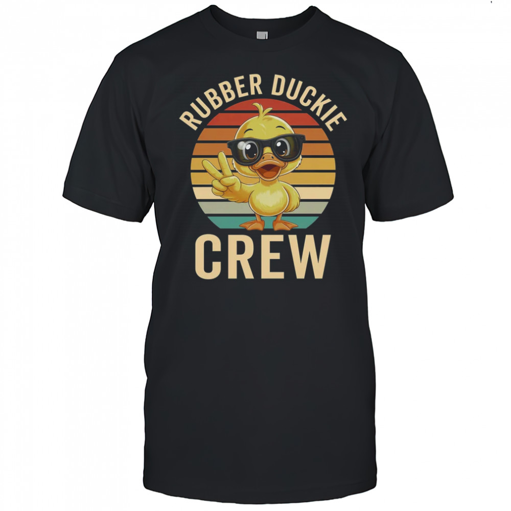 Rubber Duck Rubber Duckie Crew Cruise Duck Boys Girls shirt