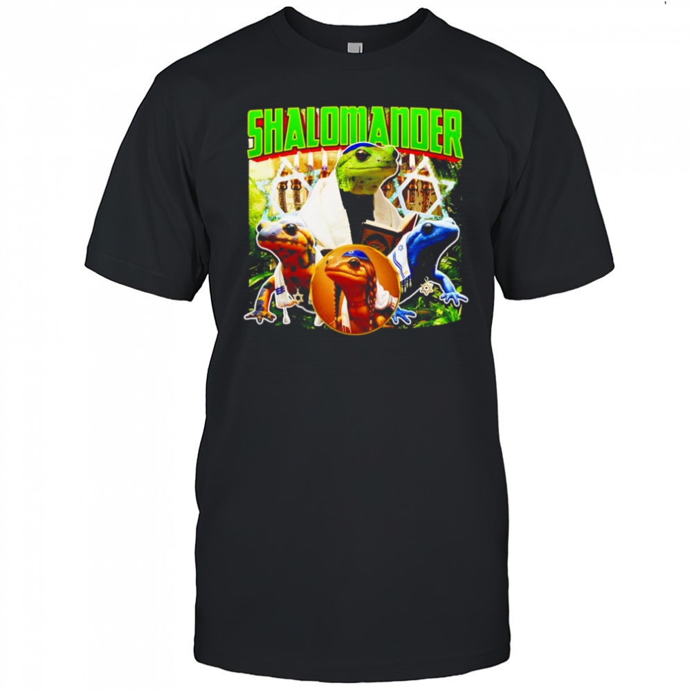 Shalomander Jewish Salamander graphic shirt