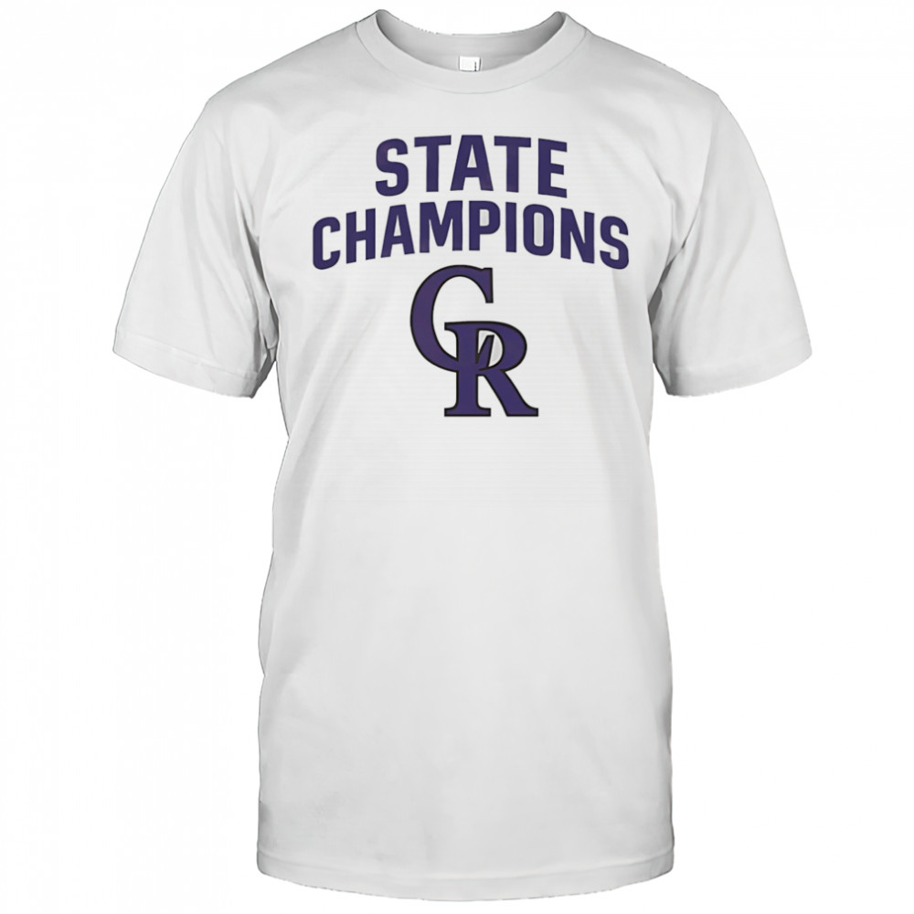 State Champions Colorado Rockies shirt