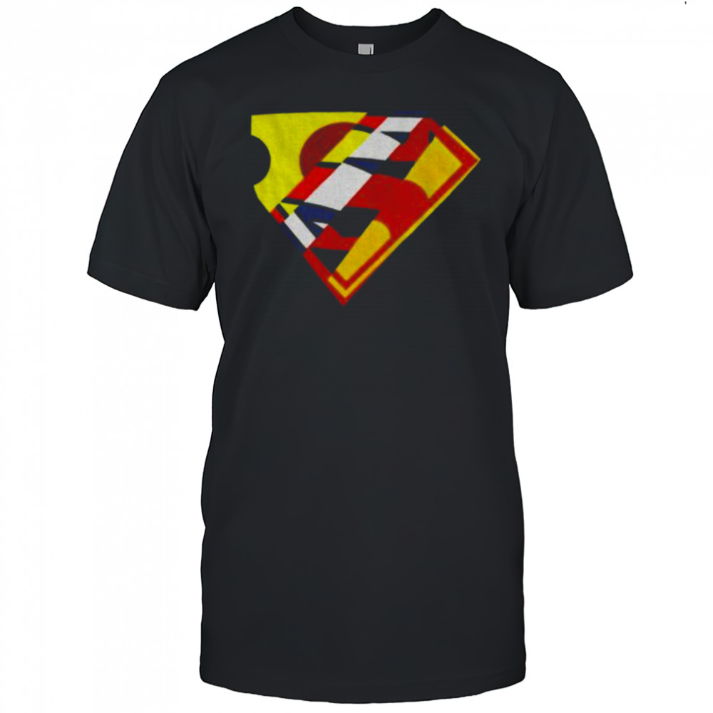 Superman mixed logo shirt